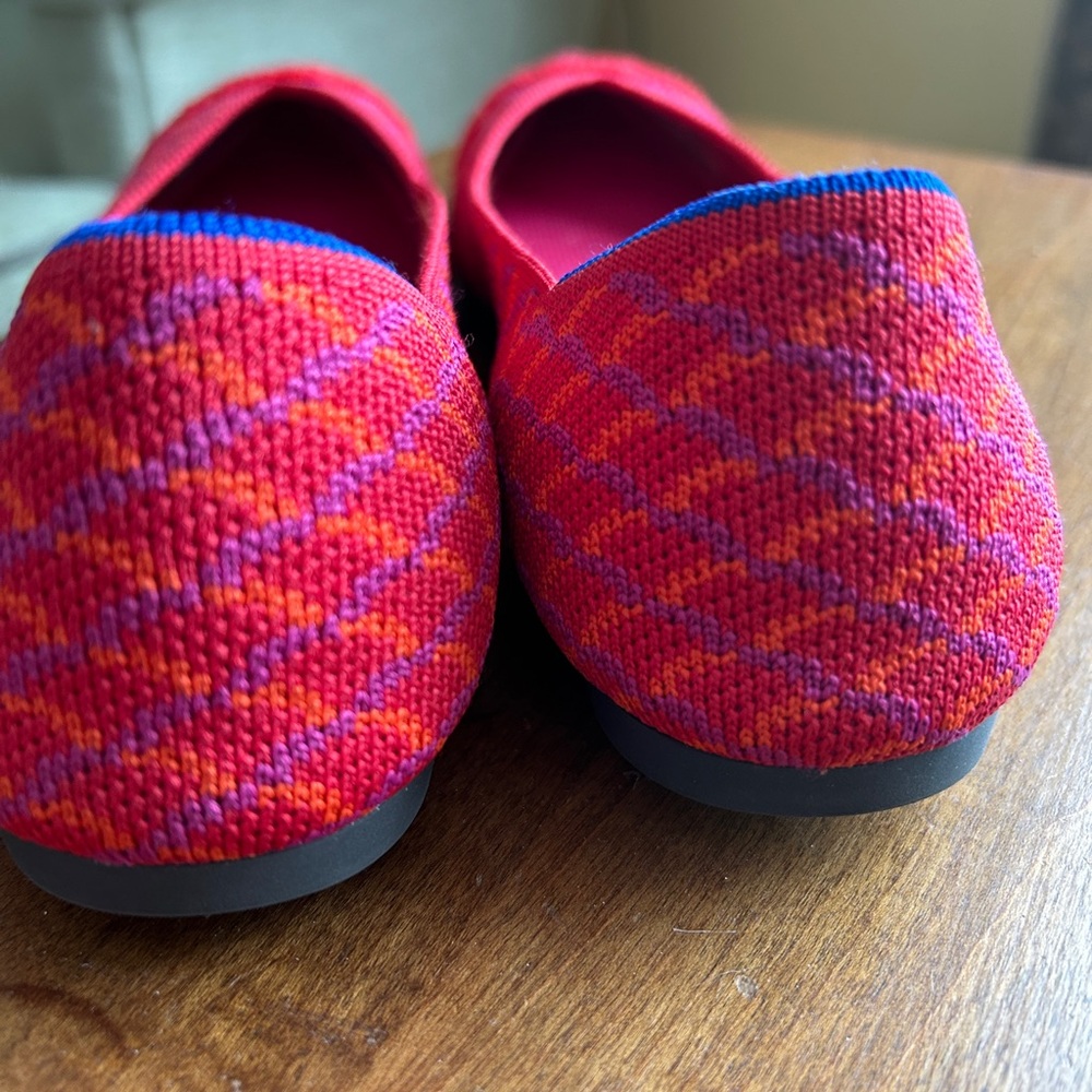 Rothy's Pomegranate Grid Pointe 9.5 - Picture 3 of 4